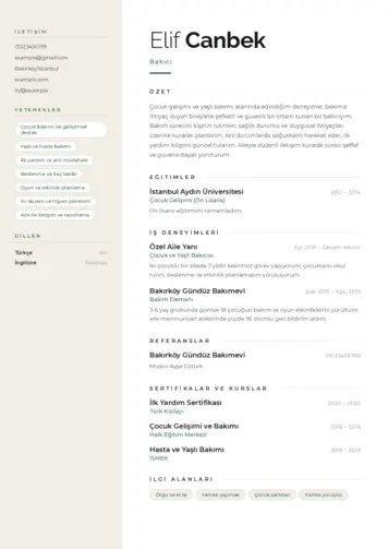  cv indir